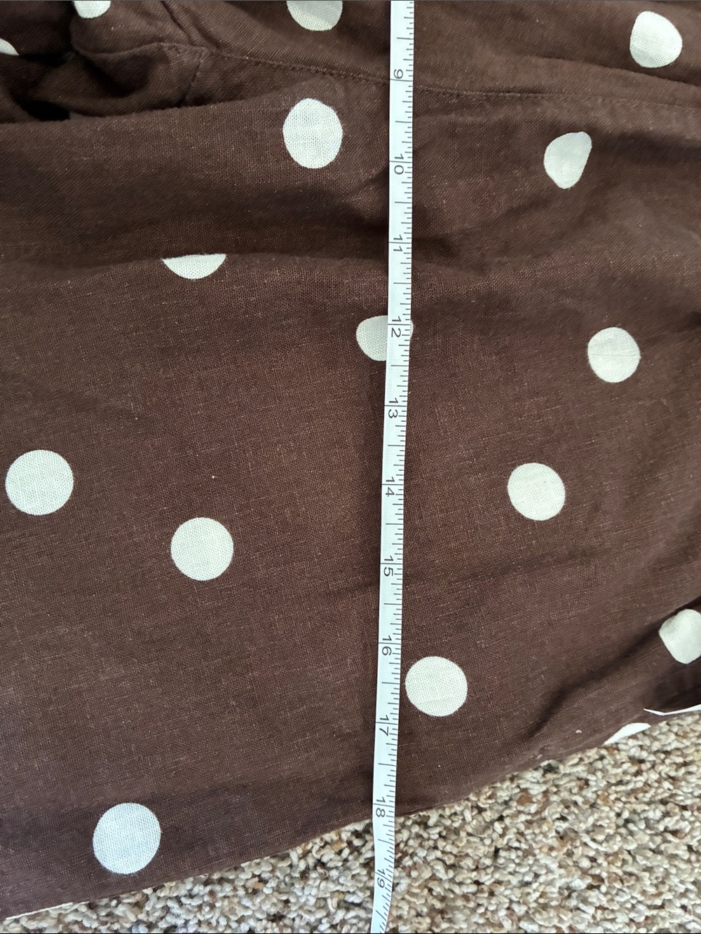 Old Navy Brown Polka Dot Pants - Picture 6 of 6